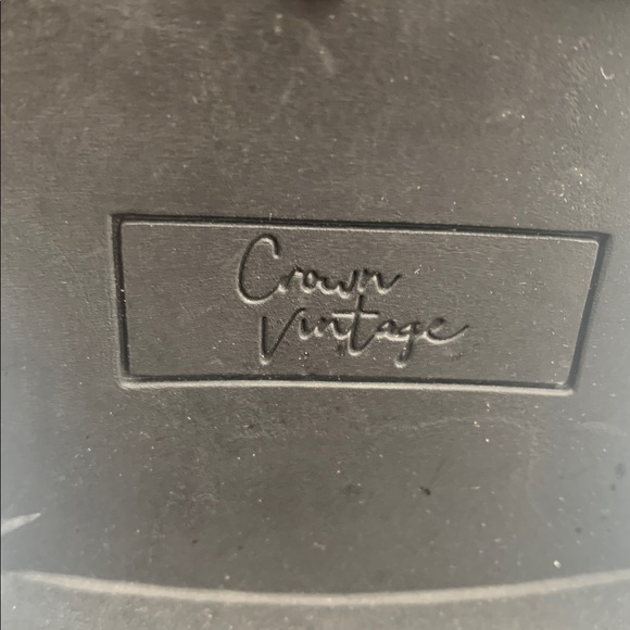 Crown Vintage Beige Leather Ankle Boots Size 10 - Picture 10 of 10